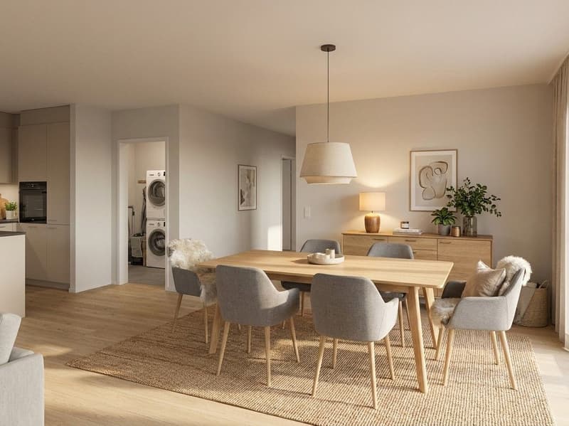 4.5 Zimmer, 102 m², 2 Bäder & 18.8 m² Balkon - Neubau mit Weitblick in Schaffhausen (1)