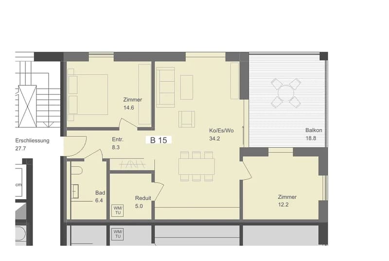 Erstvermietung Talberg-Park: 3.5-Zimmer-Wohnung mit Balkon (B15, 3. OG) (7)