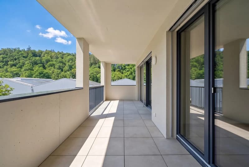 Vermietete 2.5-Zi-Neubauwohnung mit 20 m² Balkon - Tiefgaragenplatz inklusive (6)