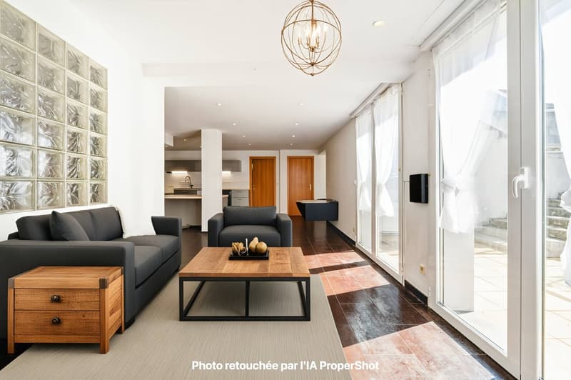 Appartement-terrasse de 4 pièces à Divonne-les-Bains – 92m2 - terrasse (76m2), parking, box fermé (4)