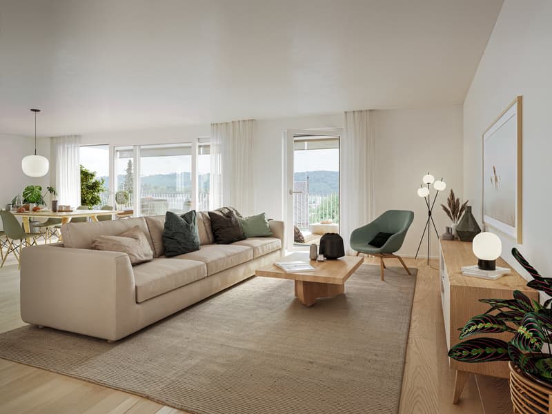 3.5 Zimmer Etagenwohnung "Am Wald (3)