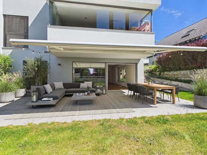 Appartement de jardin exclusif avec plus de 100m² de jardin incluant 2 places de parking souterraines et une tranquillité maximale (1)