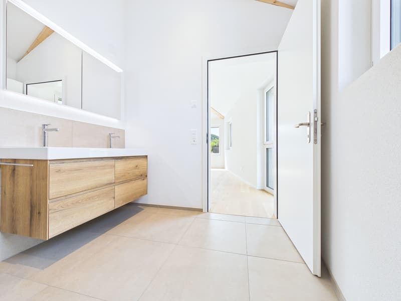 5.5-room semi-detached house with island kitchen, bright - Mammern (8)