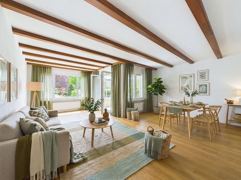 Wohnen mit Loggia, eigener Sauna und Ruhe in der steuergünstigen Gemeinde Maur (1)