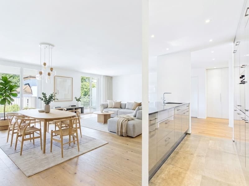 34 m² Balkon mit Weitblick zum Bodensee - 3.5 Zimmer Wohnung in Bottighofen! (8)