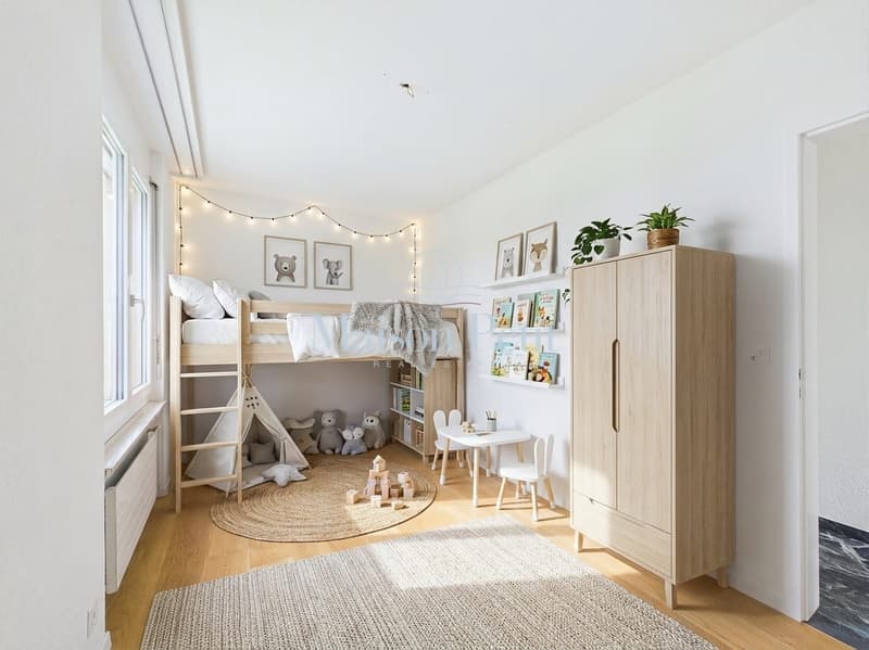 Parfait pour les petites familles, les couples ou les célibataires - à Ebmatingen, 96m2 d'espace de vie avec loggia vitrée cherche de nouveaux propriétaires. (5)