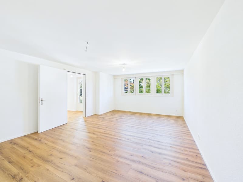 Frisch renovierte Gartenwohnung mit viel Privatsphäre. Die hät alles was es bruucht um sich dähei z'fühle! (6)
