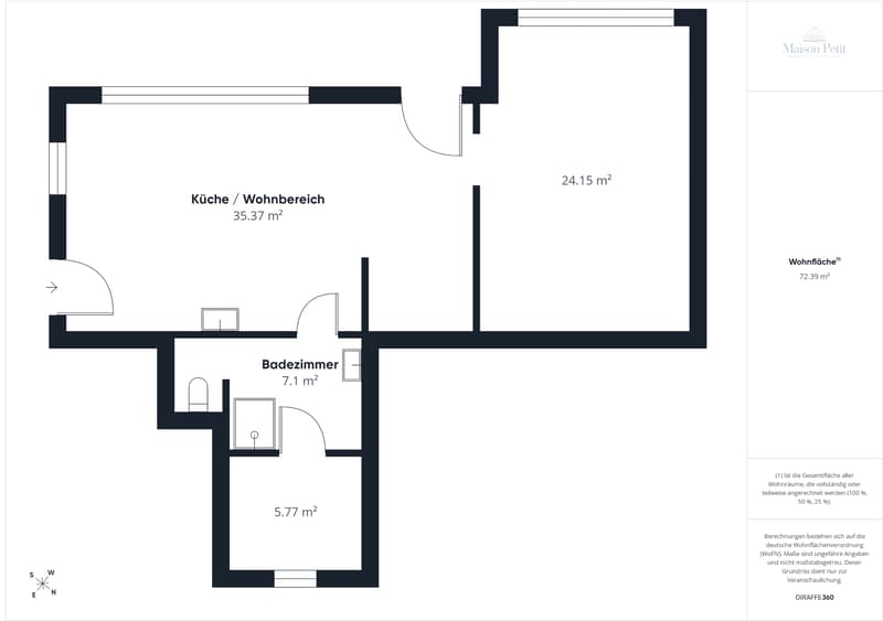Frisch renovierte Gartenwohnung mit viel Privatsphäre. Die hät alles was es bruucht um sich dähei z'fühle! (10)