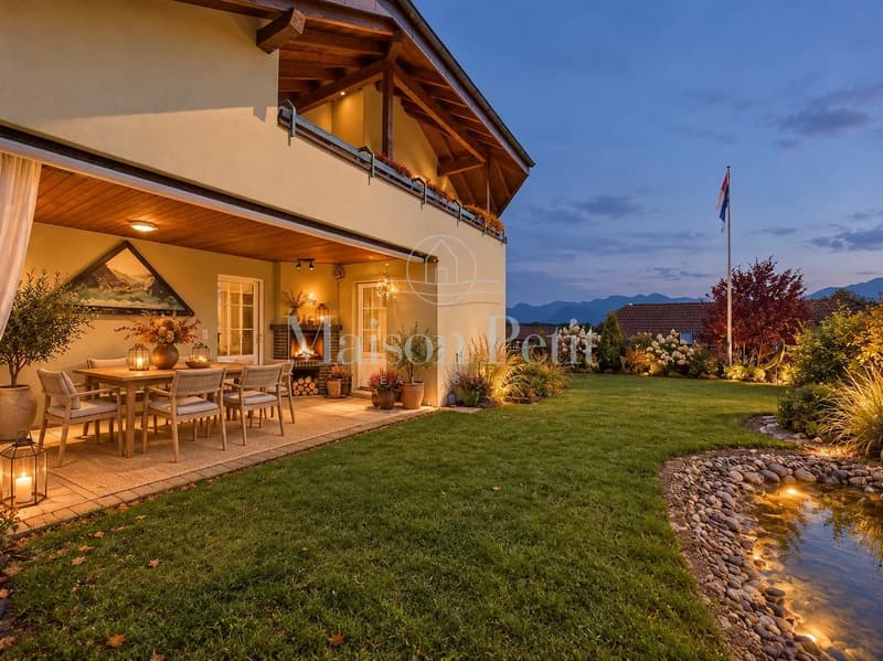 Dieses Haus ist ein Familientraum mit spektakulärer Aussicht, Garten und viel Platz. D'Rigi und dä Pilatus immer im Blick! (12)