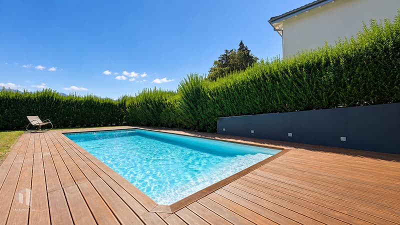 Maison d’architecte avec piscine, spa et vue panoramique sur le lac de la Gruyère (2)