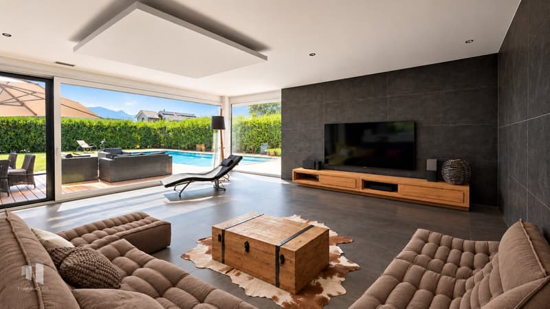 Villa contemporaine en Gruyère avec piscine (6)