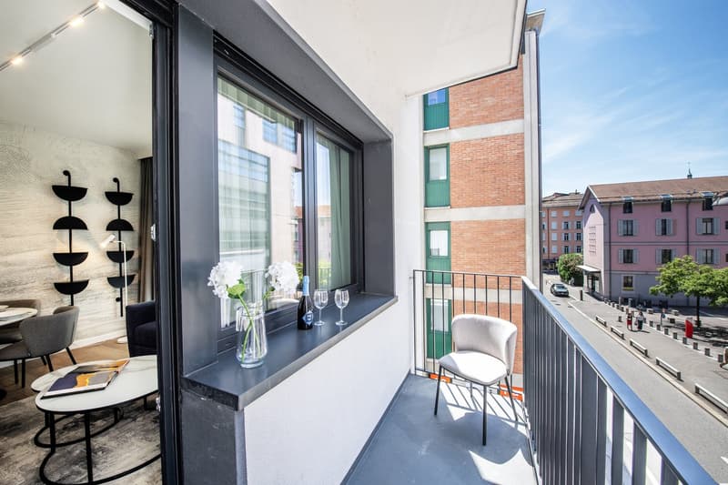 Flexible Rental from 1 Month — Furnished 2.5-Room Apartment with Balcony in Lugano (16)