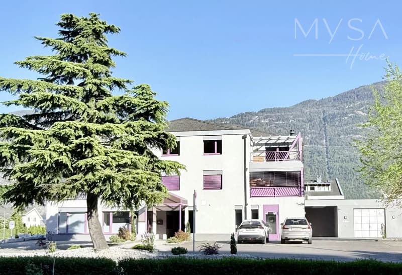 Bel appartement de 4½ pièces situé au dernier étage (10)