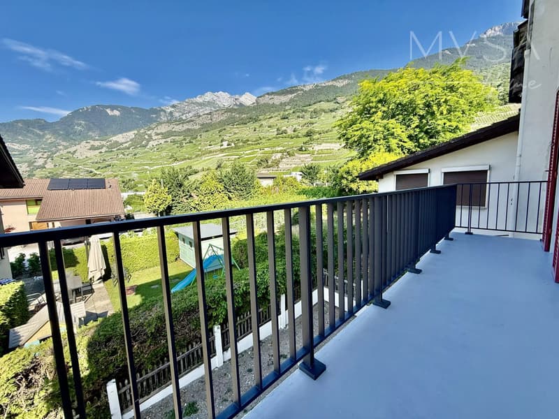 Splendide immeuble rénové avec cachet au coeur du vieux village de Vétroz (8)