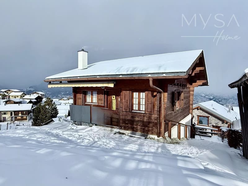 A louer a la saison d'hiver - chalet avec cachet rénové au coeur d'Haute-Nendaz (9)