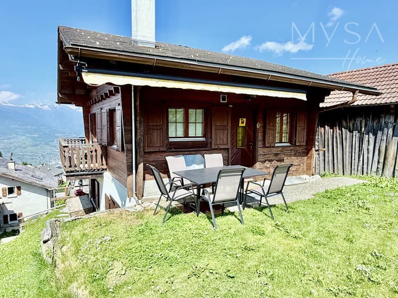 A louer a la saison d'hiver - chalet avec cachet rénové au coeur d'Haute-Nendaz (8)