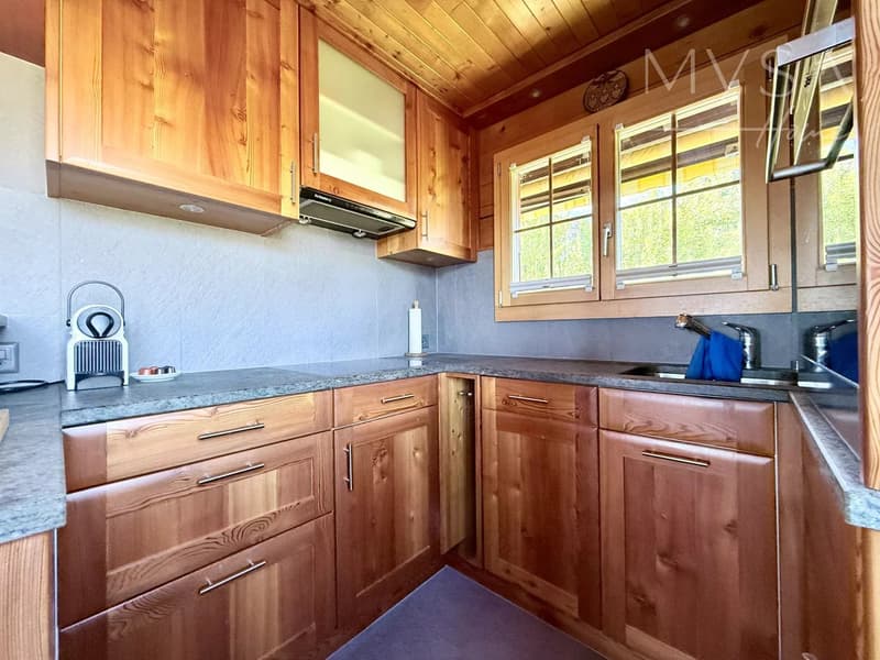 A louer pour tout le saison d'hiver - chalet avec cachet rénové au coeur d'Haute-Nendaz (4)