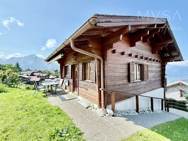 A louer pour tout le saison d'hiver - chalet avec cachet rénové au coeur d'Haute-Nendaz (10)