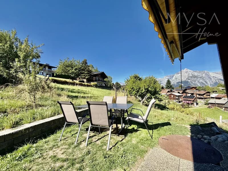 A louer pour tout le saison d'hiver - chalet avec cachet rénové au coeur d'Haute-Nendaz (11)