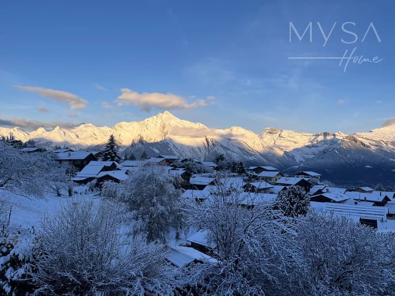 A louer pour tout le saison d'hiver - chalet avec cachet rénové au coeur d'Haute-Nendaz (8)