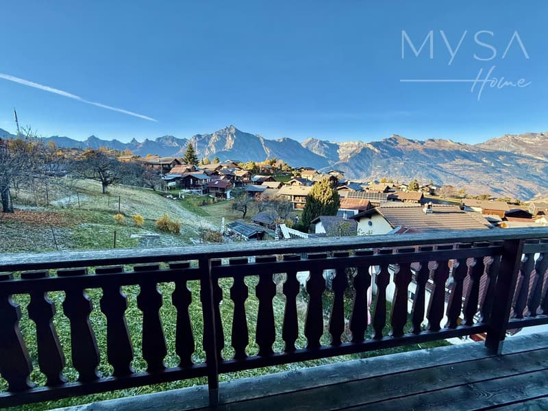 A louer pour tout le saison d'hiver - chalet avec cachet rénové au coeur d'Haute-Nendaz (9)
