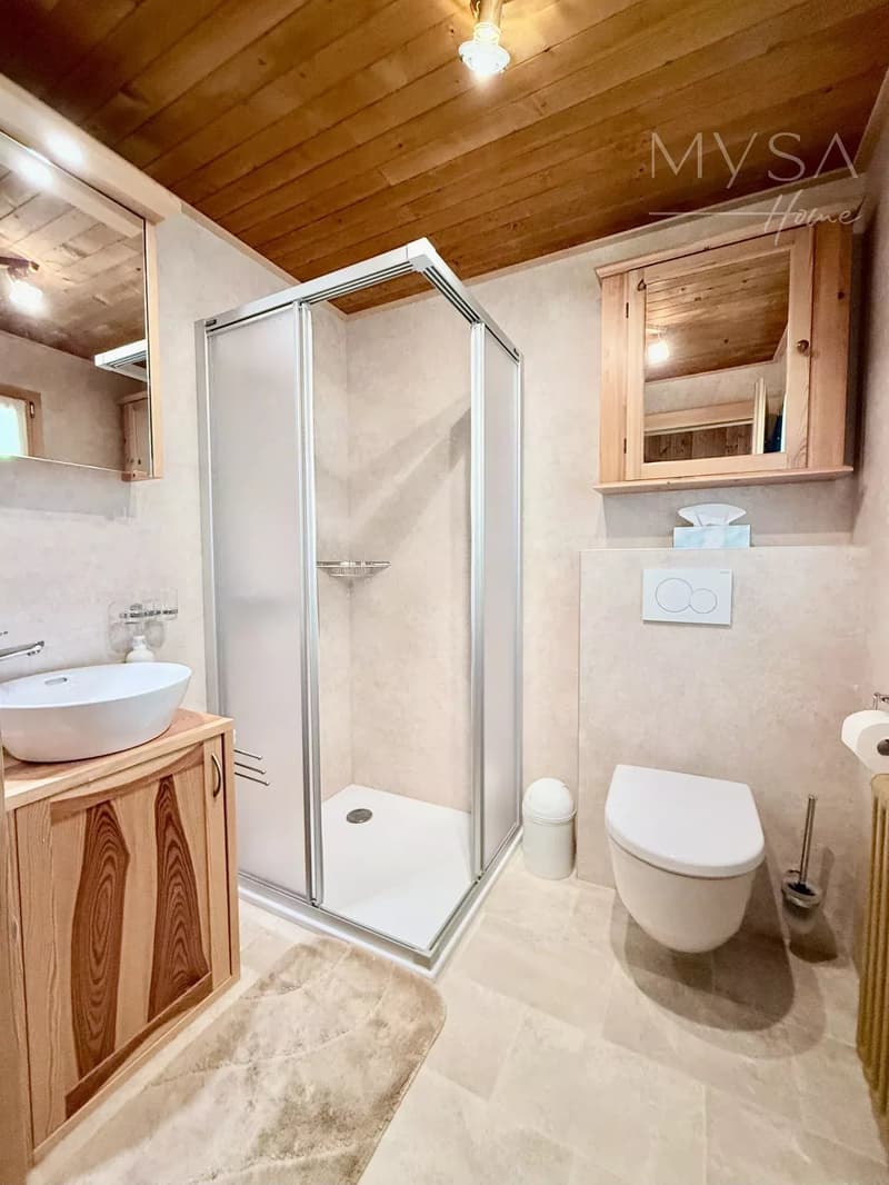 A louer pour tout le saison d'hiver - chalet avec cachet rénové au coeur d'Haute-Nendaz (5)