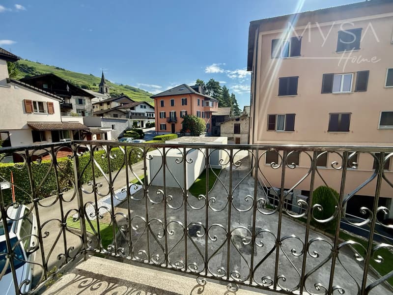 Splendide appartement rénové avec cachet au coeur du vieux village de Vétroz (5)