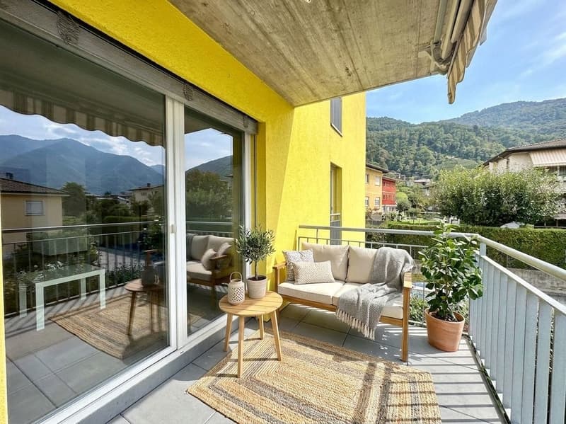Agno: 2,5 pièces lumineux avec balcon (3)