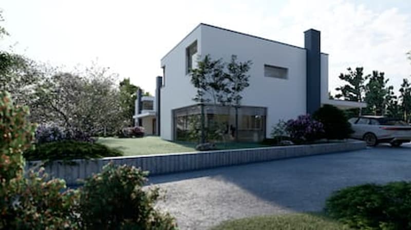 Villa 4.5 locali con giardino e vista aperta a Brè sopra Lugano (9)