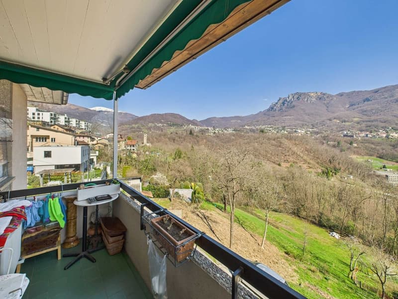 Attico 4.5 locali con vista monti a Lugaggia (11)