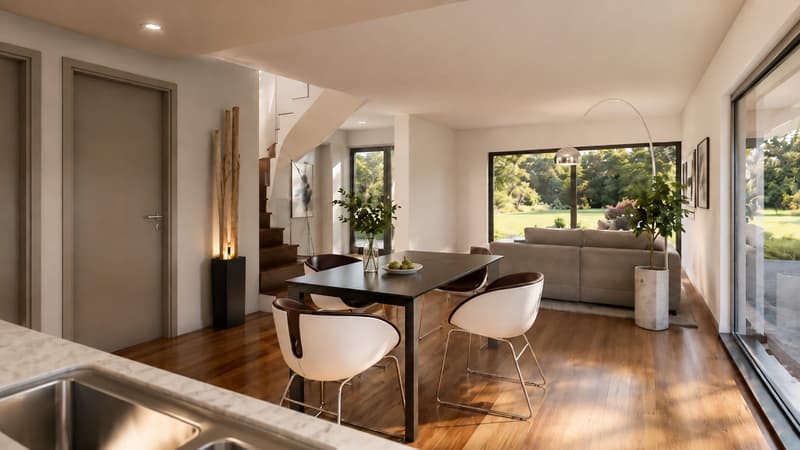 Casa a Schiera d'angolo 5.5 locali con giardino a Brè sopra Lugano (6)
