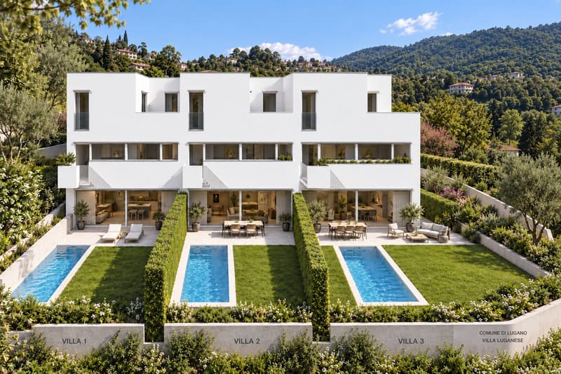 Casa a schiera 5.5 locali a Villa Luganese, anche residenza secondaria (1)