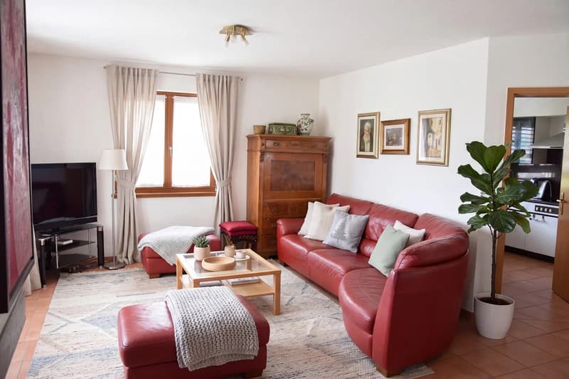 Casa di 5.5 locali con appartamentino distinto, con ampio giardino a Claro (6)
