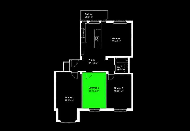 WG-Zimmer in Luzern (6)