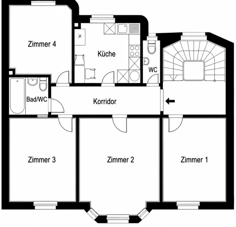 Room in shared flat in St. Gallen (4)