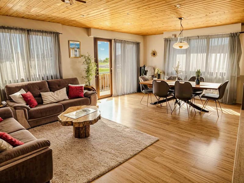 Haus mit Meisterwerk in Yvorne – Renteneinheit mit 8,5 Zimmern und Bergblick (4)