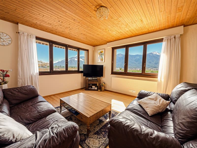 Haus mit Meisterwerk in Yvorne – Renteneinheit mit 8,5 Zimmern und Bergblick (2)