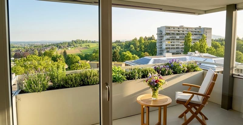 2.5-room apartment with a far-reaching view in Zurich Affoltern (1)