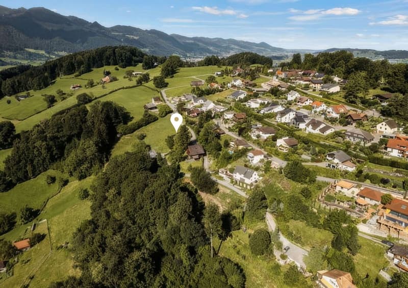 Panoramic plot in Benken - Nature idyll with proximity to Zurich (1)