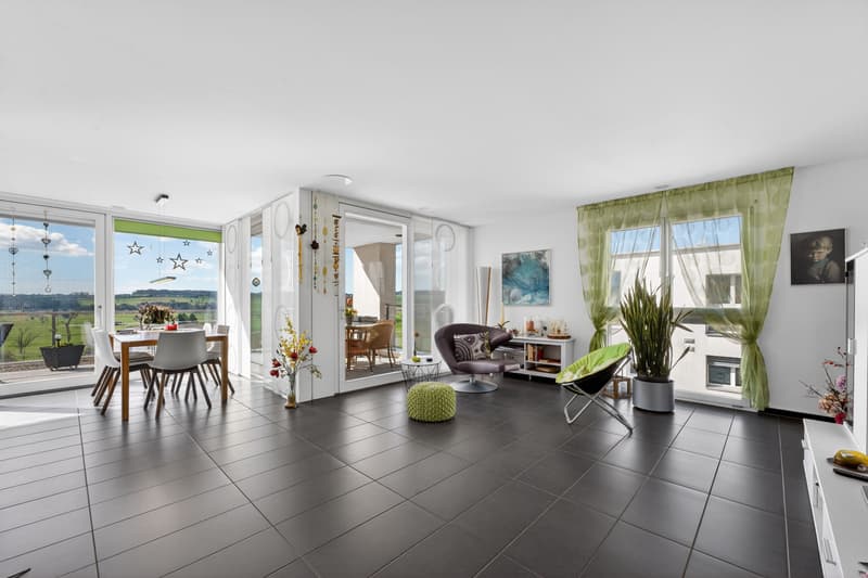 Exclusive 3.5-room attic apartment with a far-reaching view in a quiet location in Geuensee (7)