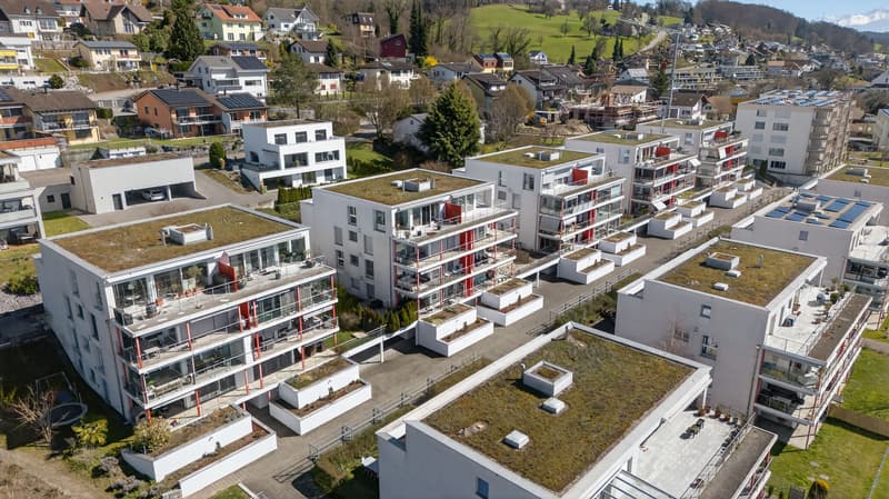 Appartement de jardin ensoleillé de 3,5 pièces avec balcon et grand espace de séjour au jardin (13)