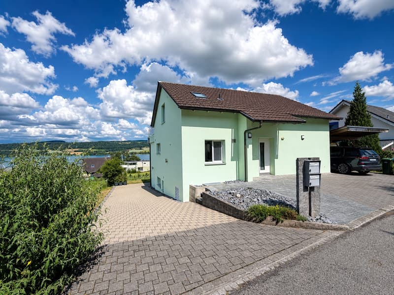 Habitation exclusive avec vue sur le lac inobstructable au Hallwilersee (3)