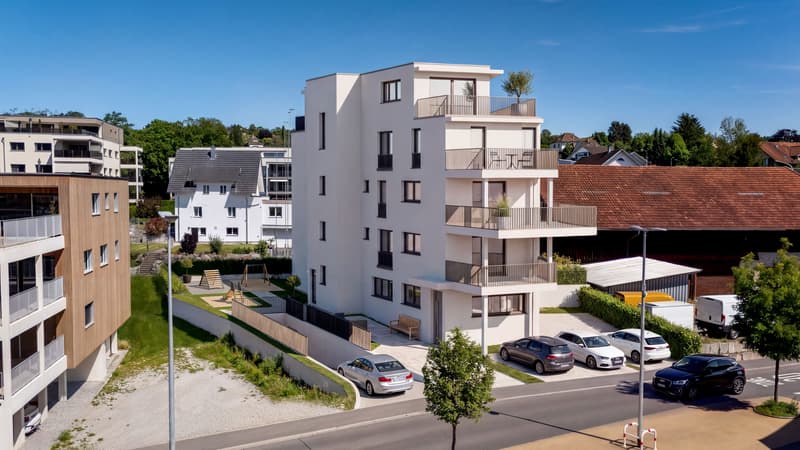 Appartamento di 3,5 locali con balcone soleggiato a Menziken (1)