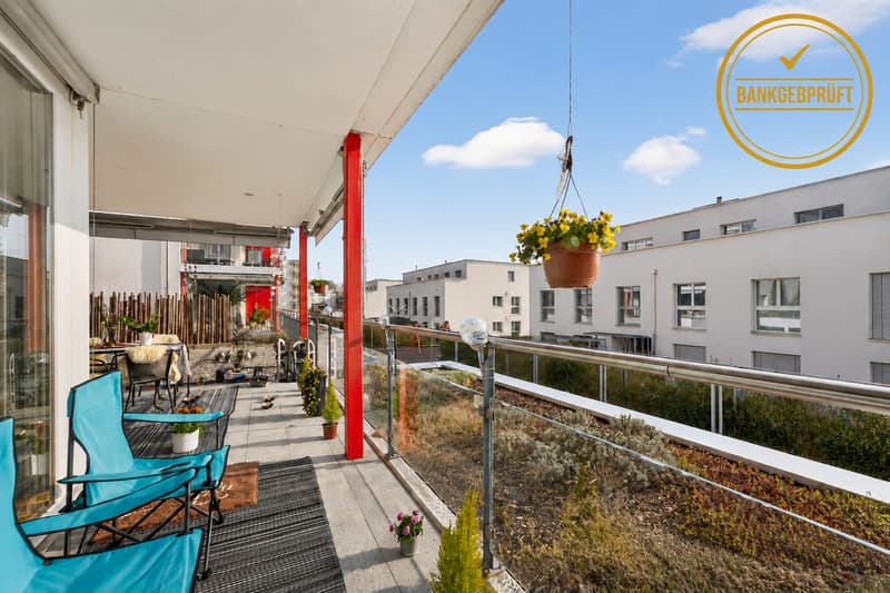 Sonnige 3.5-Zimmer-Gartenwohnung mit Balkon und grossem Gartensitzplatz (1)