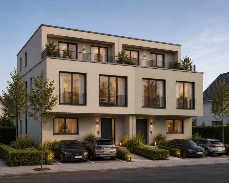 Exklusives Neubau-Doppeleinfamilienhaus in Reinach AG - modernes Wohnen mit viel Platz (3)