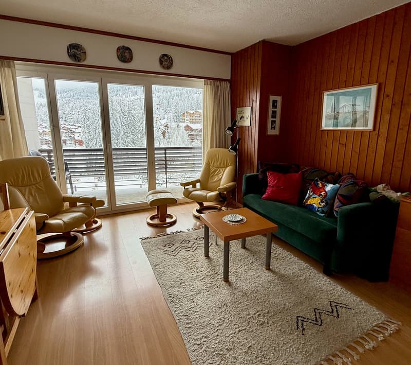 Studio in Verbier – 300 m von Médran - Blick (1)