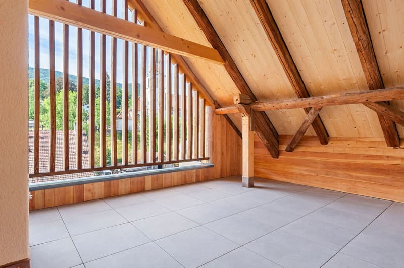 Loggia vue extérieure