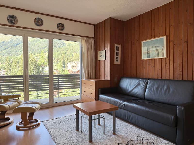 Studio meublé au pied des 4 Vallées - 300 m de Médran - Place de parc (1)