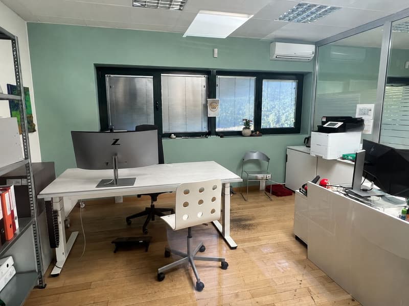 Ufficio su due livelli con open space e uffici privati (4)