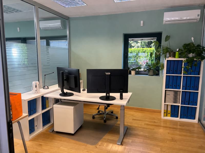 Ufficio su due livelli con open space e uffici privati (5)